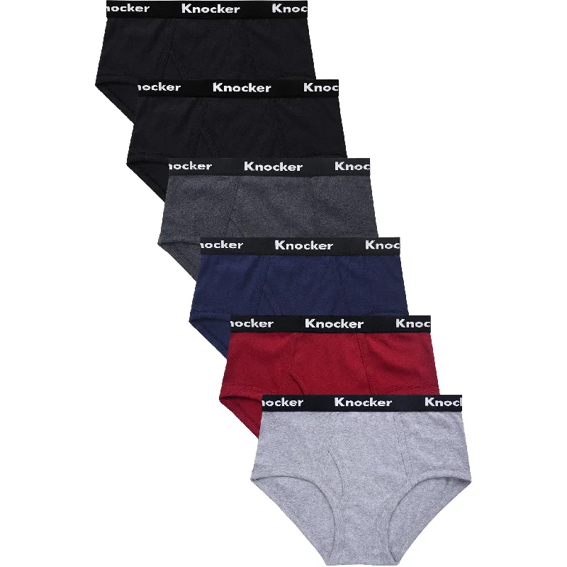 KNOCKER MEN'S COLOR BAND BRIEFS (MCB3500)