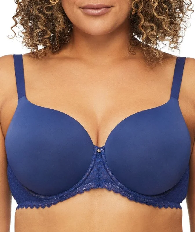 Nancy Ganz Revive Ava Lace Full Coverage Contour Bra - Blue Depths