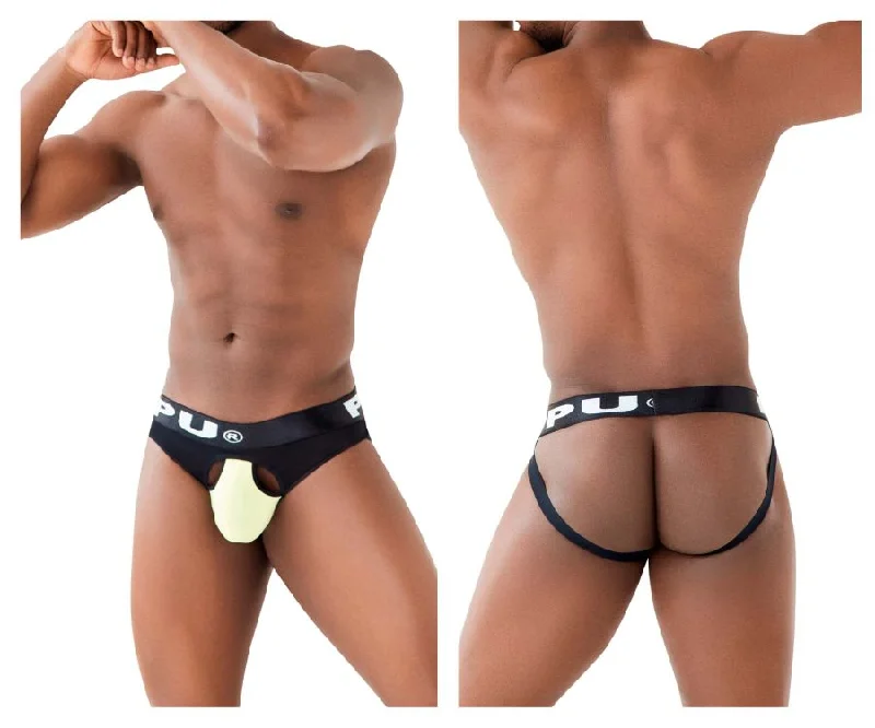 Customer Appreciation Sale PPU 2307 Ball Lifter Jockstrap Color Yellow