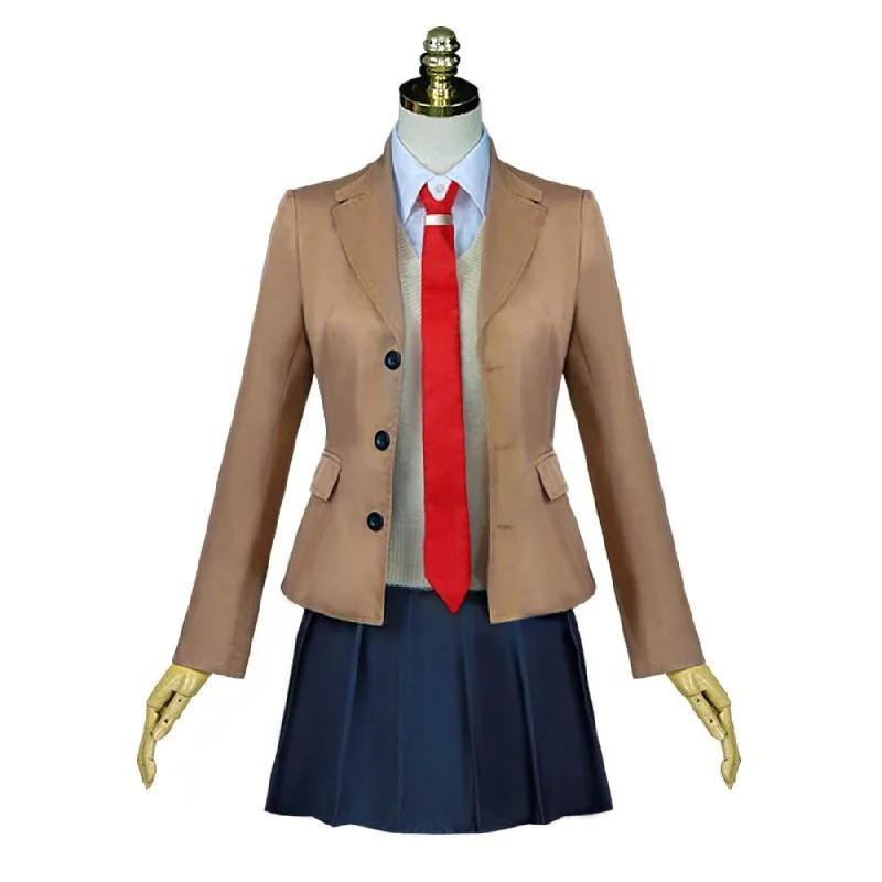 Rascal Does Not Dream of Bunny Girl Senpai Mai Sakurajima School Uniform Cosplay Costume