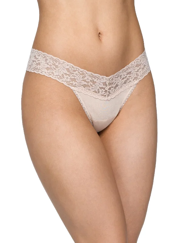 Supima® Cotton Low Rise Thong Chai