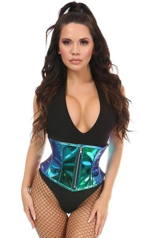 Exclusive Savings Plus Size Satin Steel Boned Mini Cincher