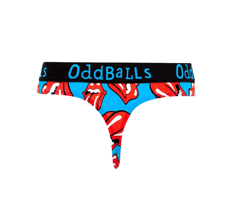 Weekend Specials to Savor The Rolling Stones - Red - Ladies Thong