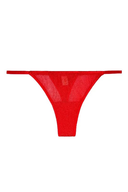 Wildly Gold red ultra thongs