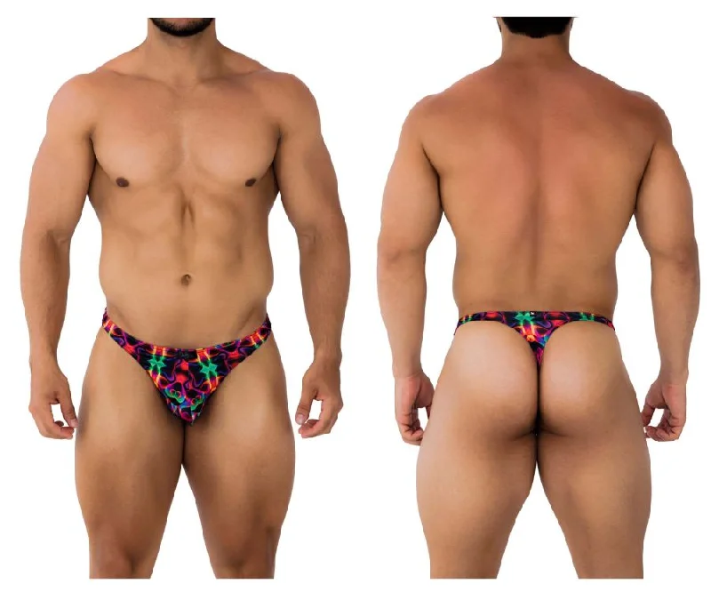 Super Bargain Xtremen 91171 Printed Thongs Color Bows