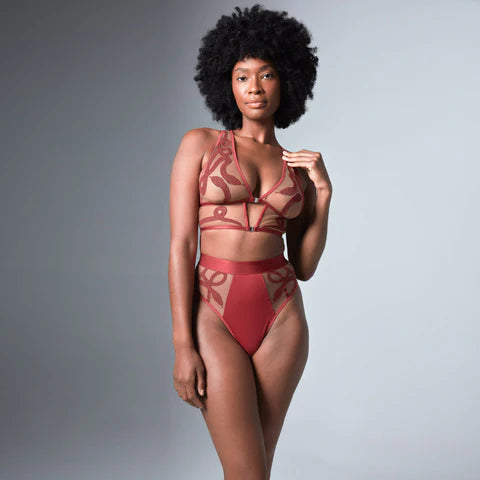 Savings Spectacular THISTLE AND SPIRE 311556 MEDUSA HIGH WAISTED BIKINI