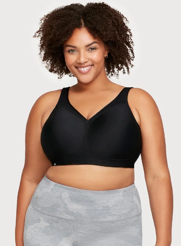Weekend Shopping Made Better Glamorise: Magic Lift Full Figure Sports Bra Black