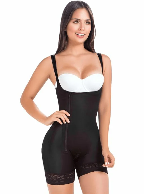 Weekend Savings Sensation MariaE Fajas Colombianas Post-Op Stage 1 Open Bust Shapewear Bodysuit