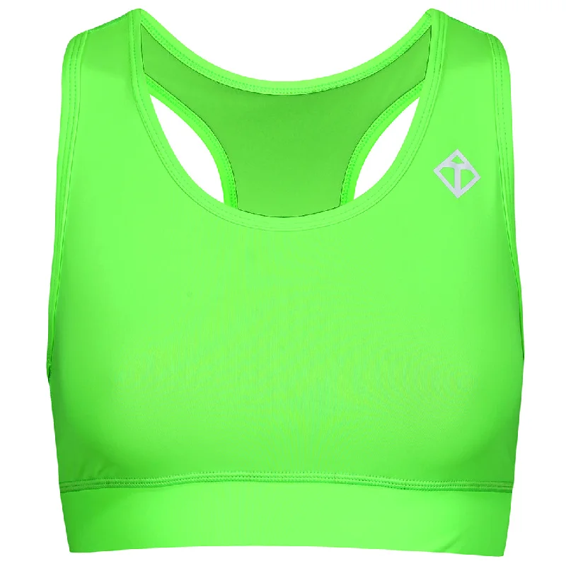 Neon Lime Racer Back Bra