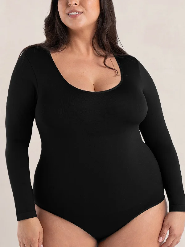 Weekend Bargains Await You Shapermint Essentials All Day Every Day Long Sleeve Bodysuit