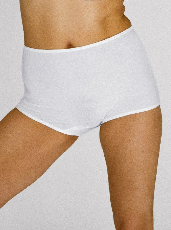 Instant Discount 100% Organic Cotton Sleep Short - Chalk
