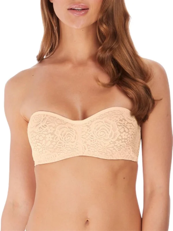 Halo Lace Strapless Bra - Nude